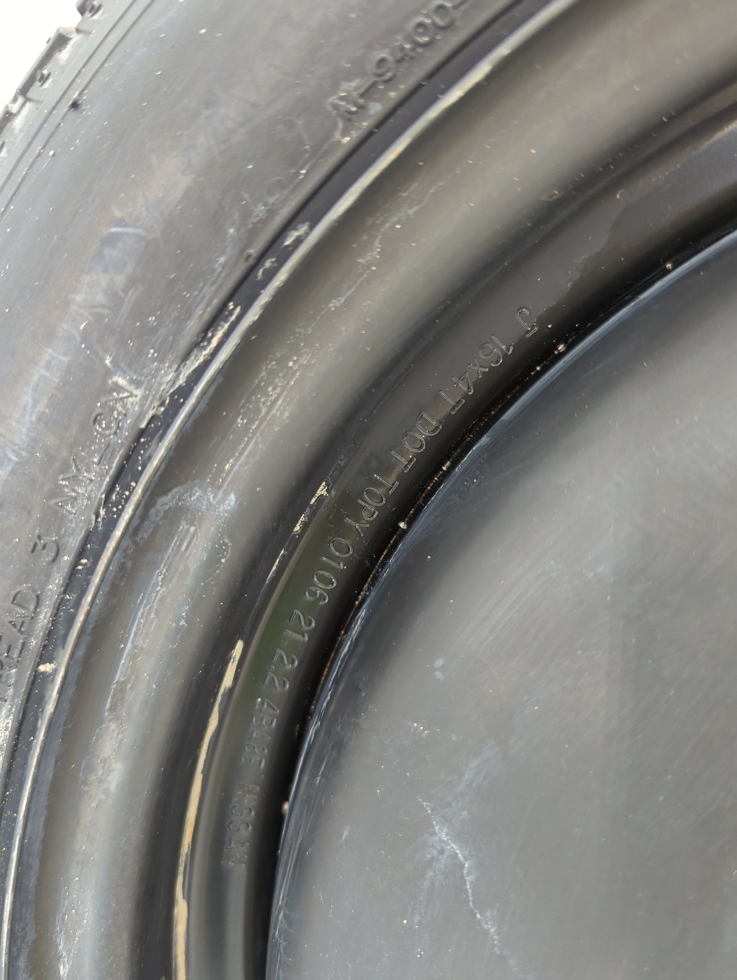 2013-2018 Nissan Altima Spare Donut Tire Wheel Rim Oem - Oemusedautoparts1.com