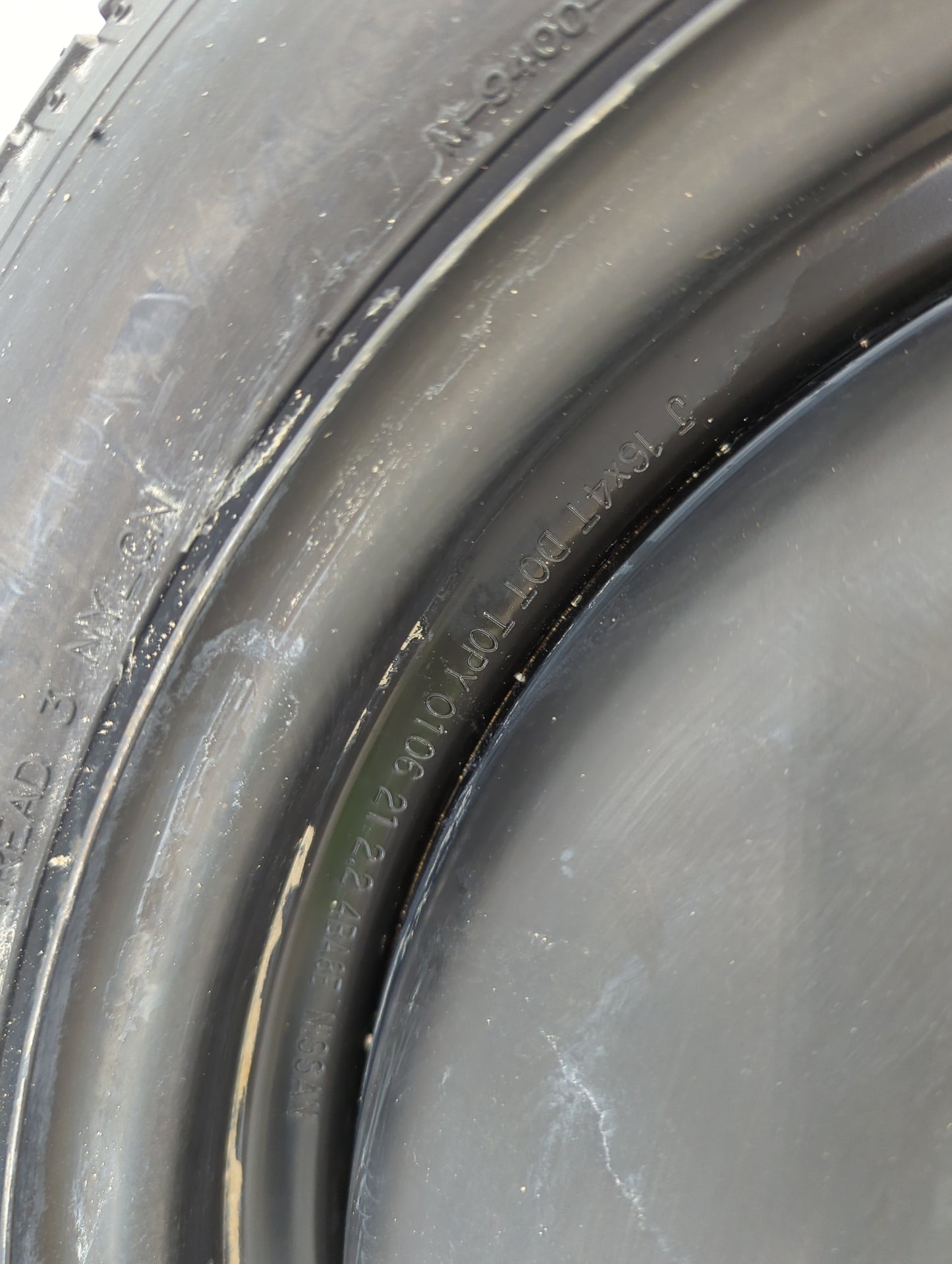 2013-2018 Nissan Altima Spare Donut Tire Wheel Rim Oem - Oemusedautoparts1.com