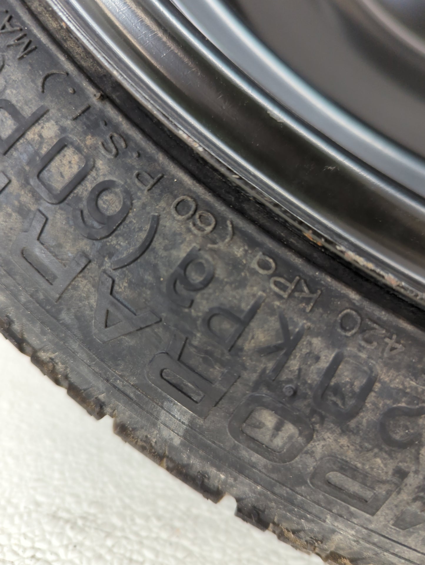 2013-2018 Nissan Altima Spare Donut Tire Wheel Rim Oem - Oemusedautoparts1.com