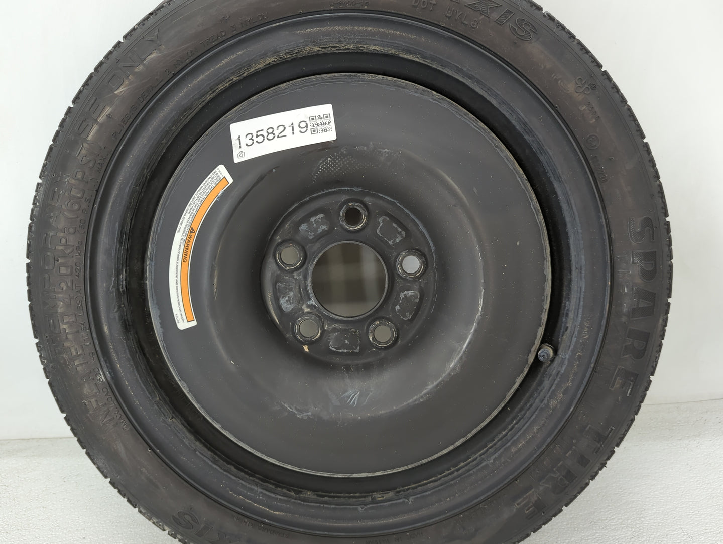 2013-2018 Nissan Altima Spare Donut Tire Wheel Rim Oem - Oemusedautoparts1.com