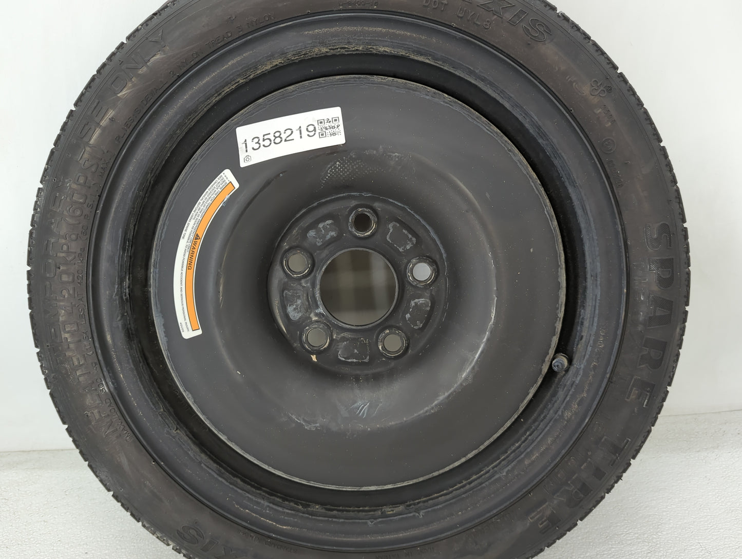 2013-2018 Nissan Altima Spare Donut Tire Wheel Rim Oem - Oemusedautoparts1.com
