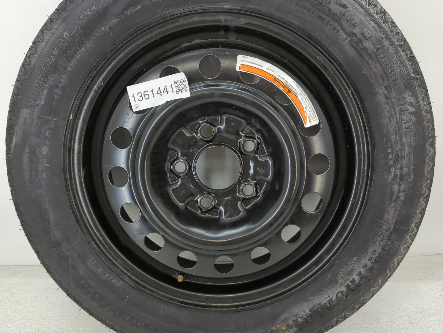2002-2022 Nissan Altima Spare Donut Tire Wheel Rim Oem - Oemusedautoparts1.com