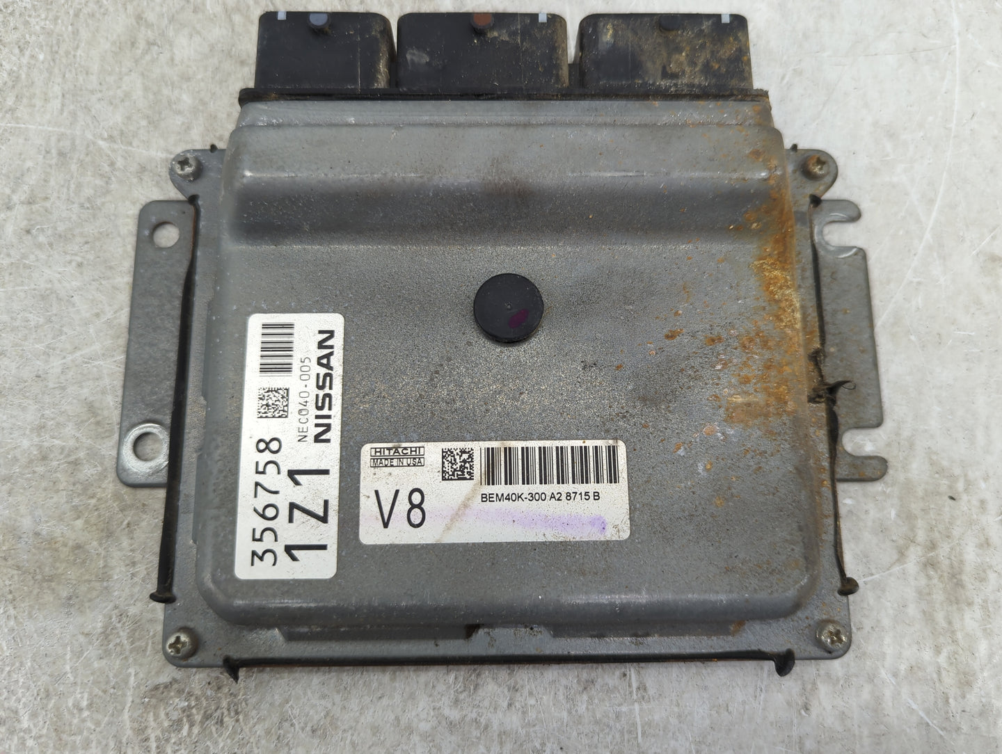 2018 Nissan Altima PCM Engine Control Computer ECU ECM PCU OEM P/N:NEC040-005 BEM40K-300 A2 Fits OEM Used Auto Parts - Oemus