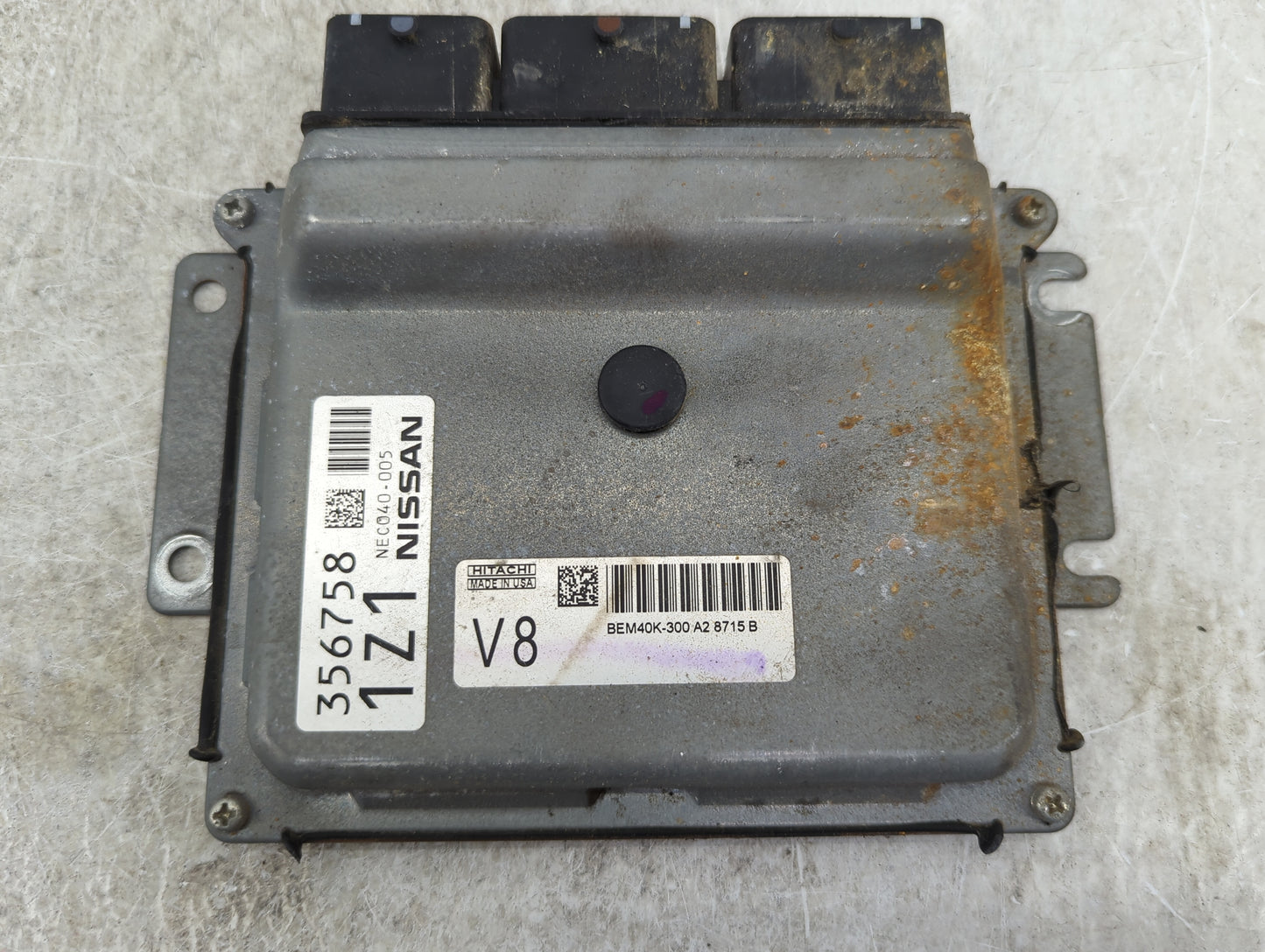 2018 Nissan Altima PCM Engine Control Computer ECU ECM PCU OEM P/N:NEC040-005 BEM40K-300 A2 Fits OEM Used Auto Parts - Oemus