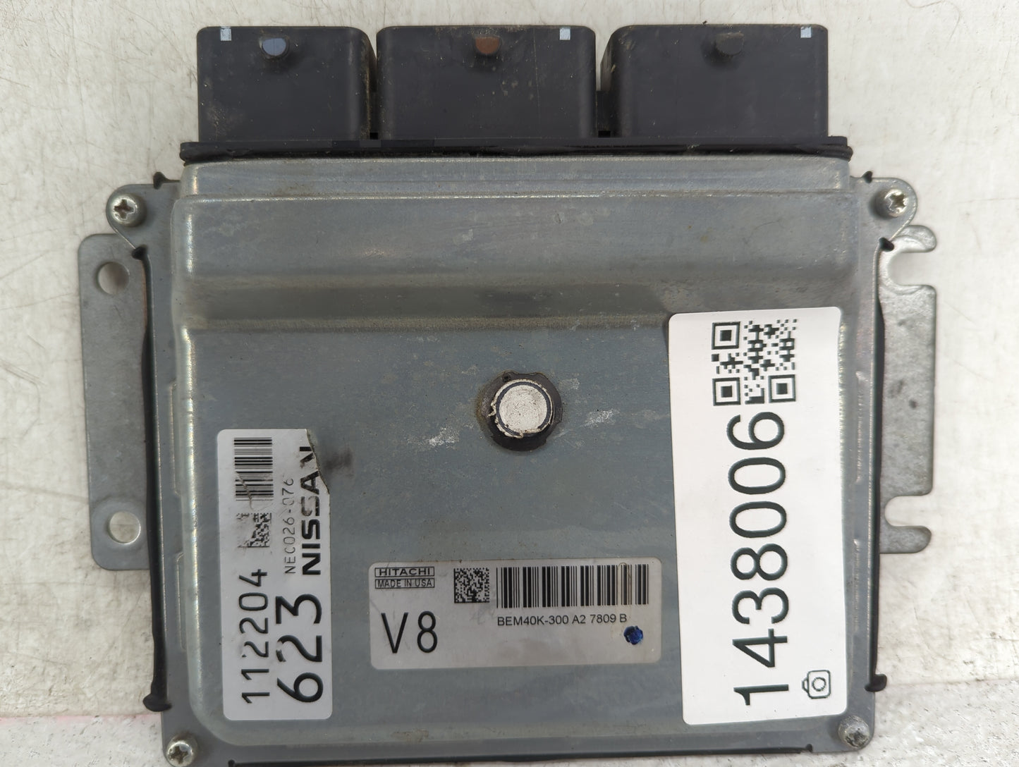 2018 Nissan Altima PCM Engine Control Computer ECU ECM PCU OEM P/N:NEC026-076, BEM40K-300 A2 Fits OEM Used Auto Parts - Oemu