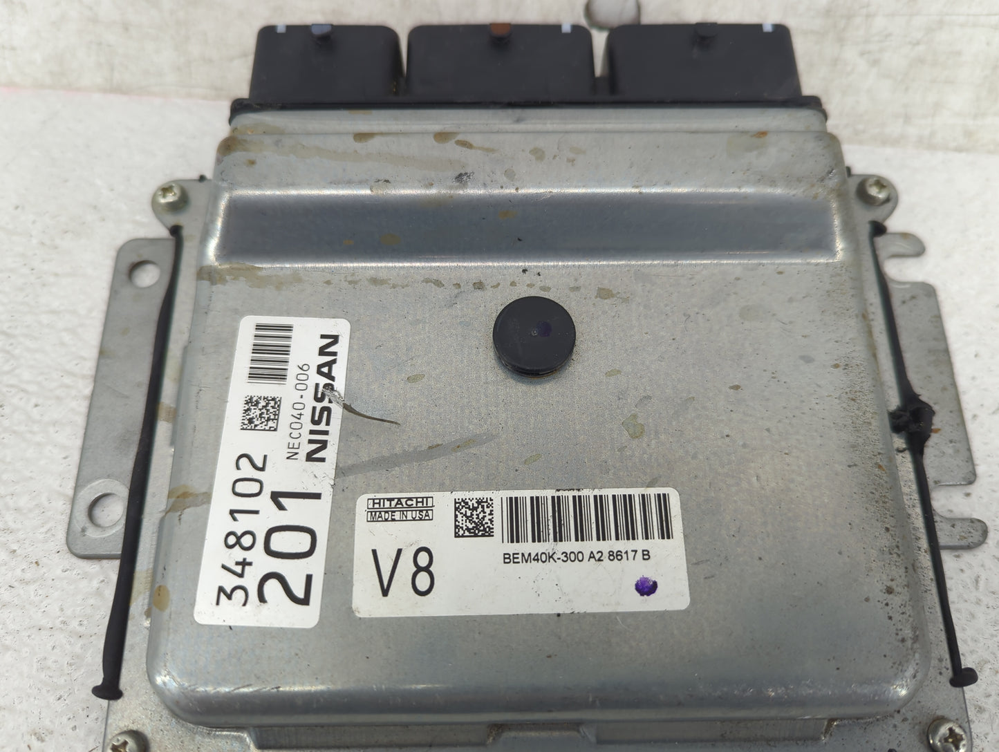 2018 Nissan Altima PCM Engine Control Computer ECU ECM PCU OEM P/N:NEC040-006 BEM40K-300 A2 Fits OEM Used Auto Parts - Oemus