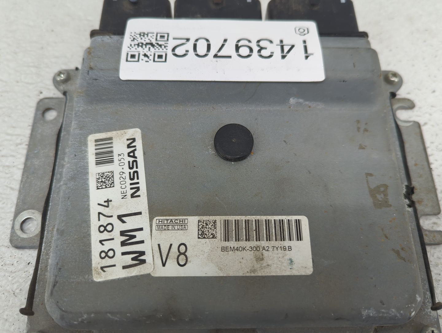 2018 Nissan Altima PCM Engine Control Computer ECU ECM PCU OEM P/N:NEC029-053 BEM40K-300 A2 Fits OEM Used Auto Parts - Oemus