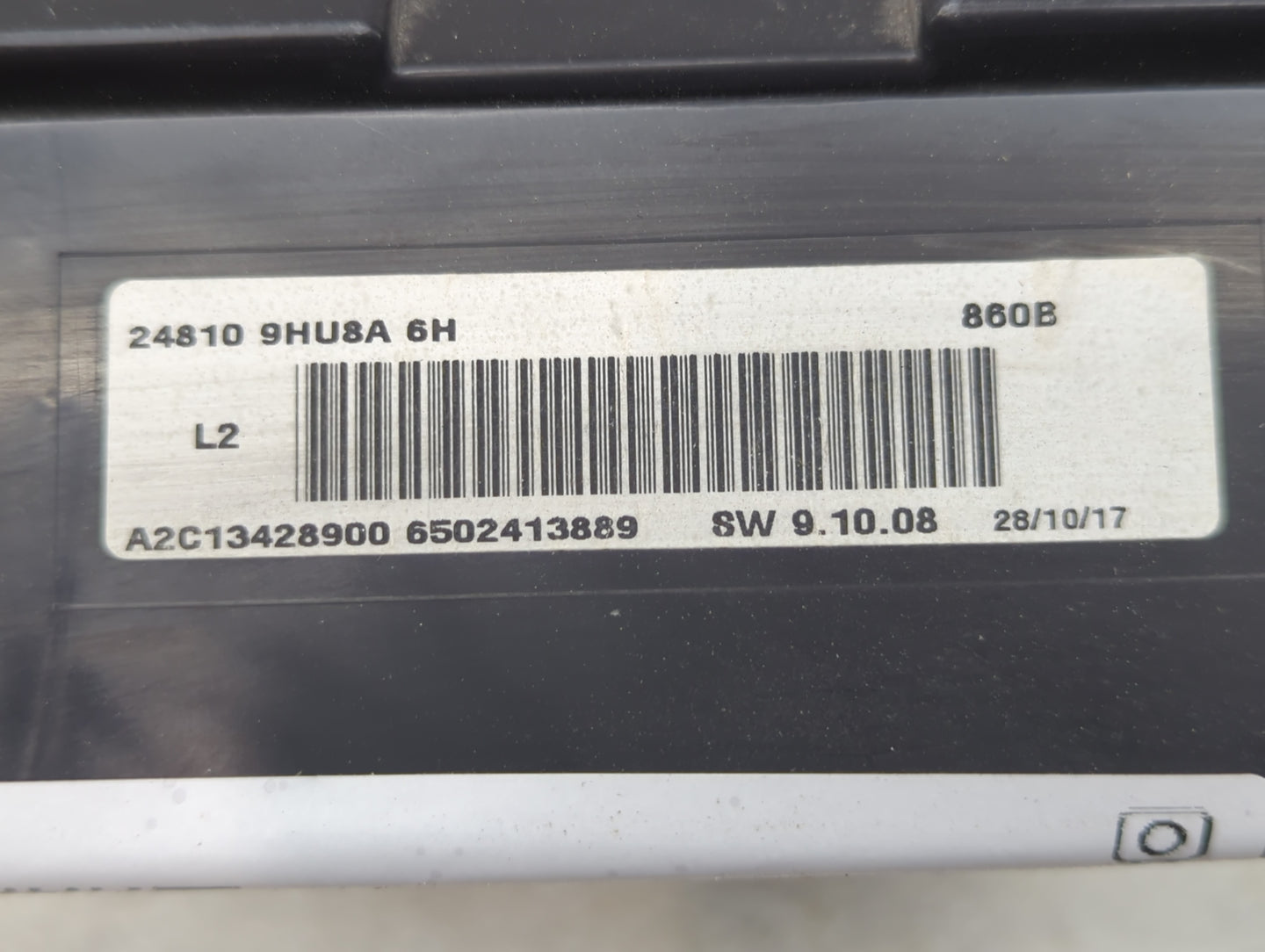 2018 Nissan Altima Instrument Cluster Speedometer Gauges P/N:248109HU8A A2C13428900, 6502413889 Miles: Fits OEM Used Auto Pa