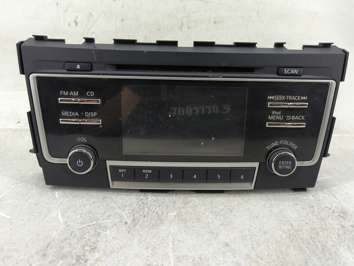 2018 Nissan Altima Radio AM FM Cd Player Receiver Replacement Fits OEM Used Auto Parts - Oemusedautoparts1.com
