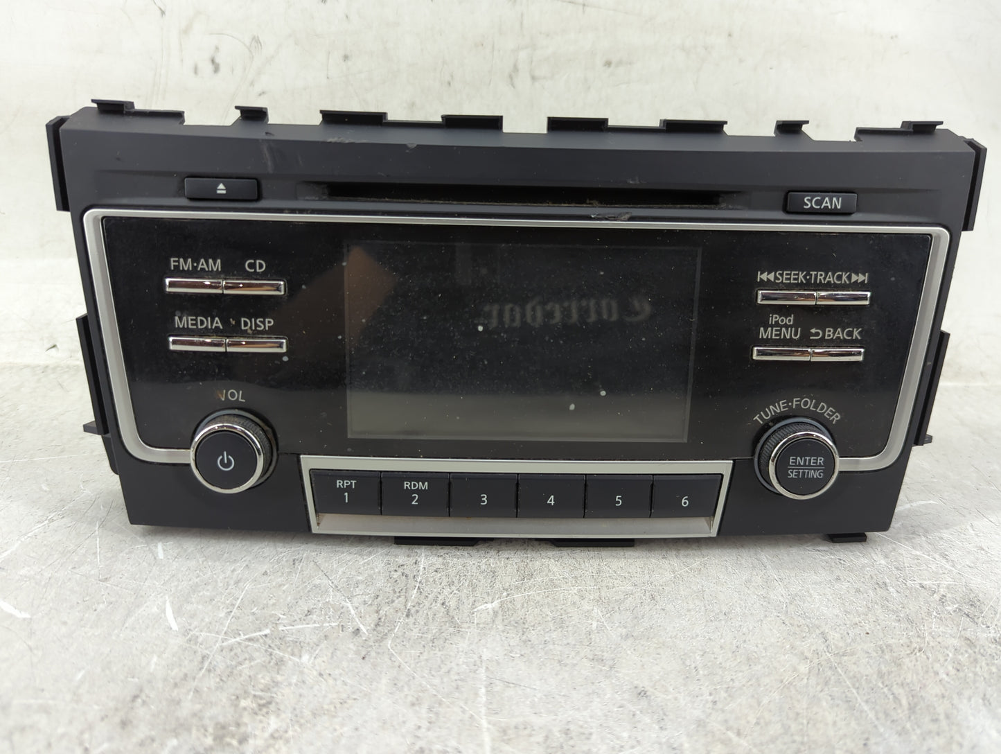 2018 Nissan Altima Radio AM FM Cd Player Receiver Replacement Fits OEM Used Auto Parts - Oemusedautoparts1.com