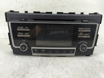 2018 Nissan Altima Radio AM FM Cd Player Receiver Replacement Fits OEM Used Auto Parts - Oemusedautoparts1.com
