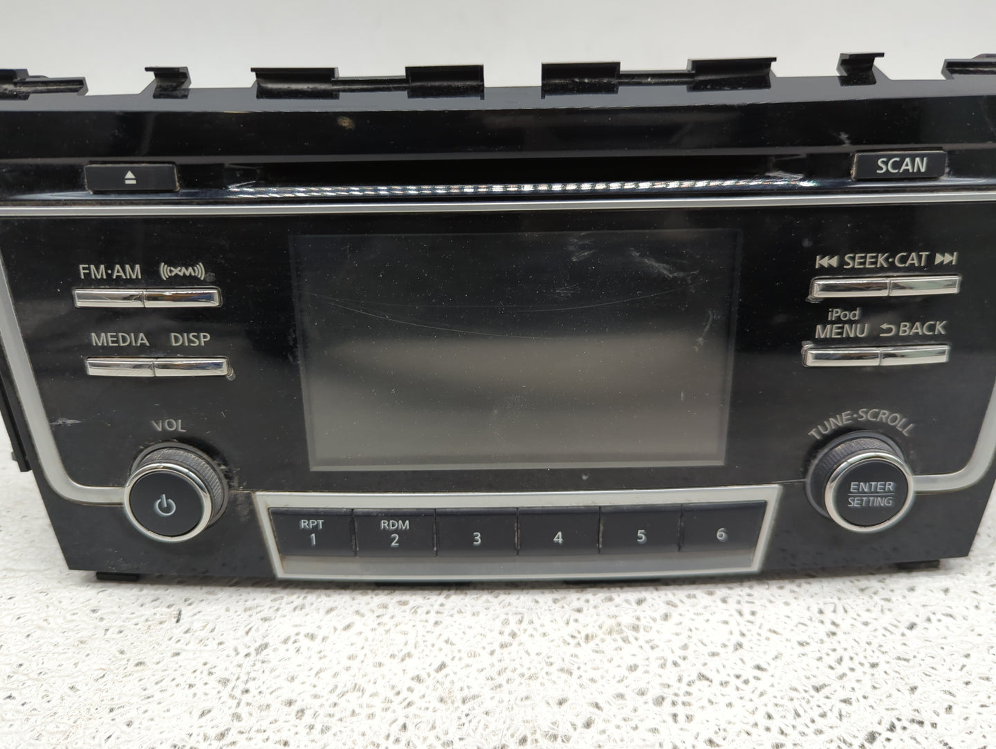 2018 Nissan Altima Radio AM FM Cd Player Receiver Replacement P/N:281859HU1C CV-CN27N2GX Fits OEM Used Auto Parts - Oemuseda