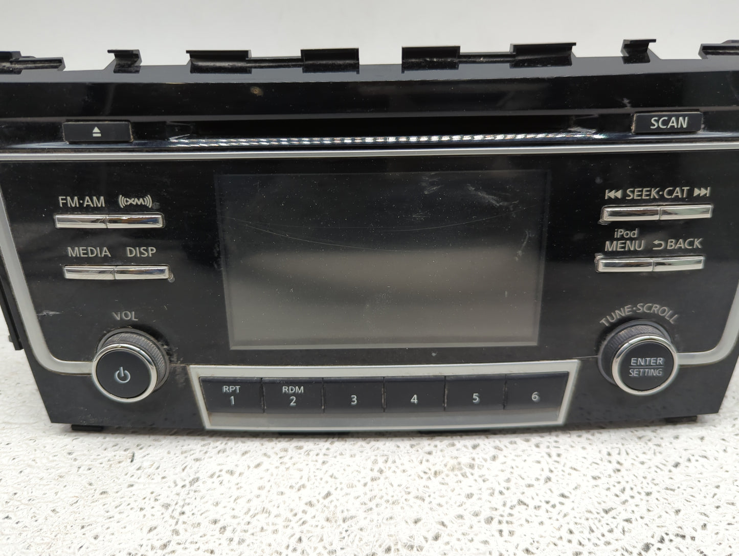 2018 Nissan Altima Radio AM FM Cd Player Receiver Replacement P/N:281859HU1C CV-CN27N2GX Fits OEM Used Auto Parts - Oemuseda