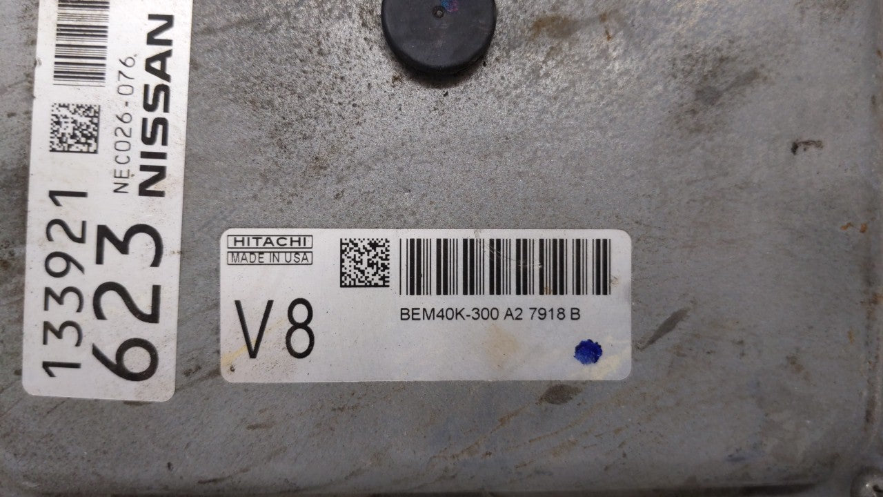 2018 Nissan Altima PCM Engine Control Computer ECU ECM PCU OEM P/N:BEM40K-300 A2 NEC026-076, NEC029-053, NEC040-006 Fits OEM