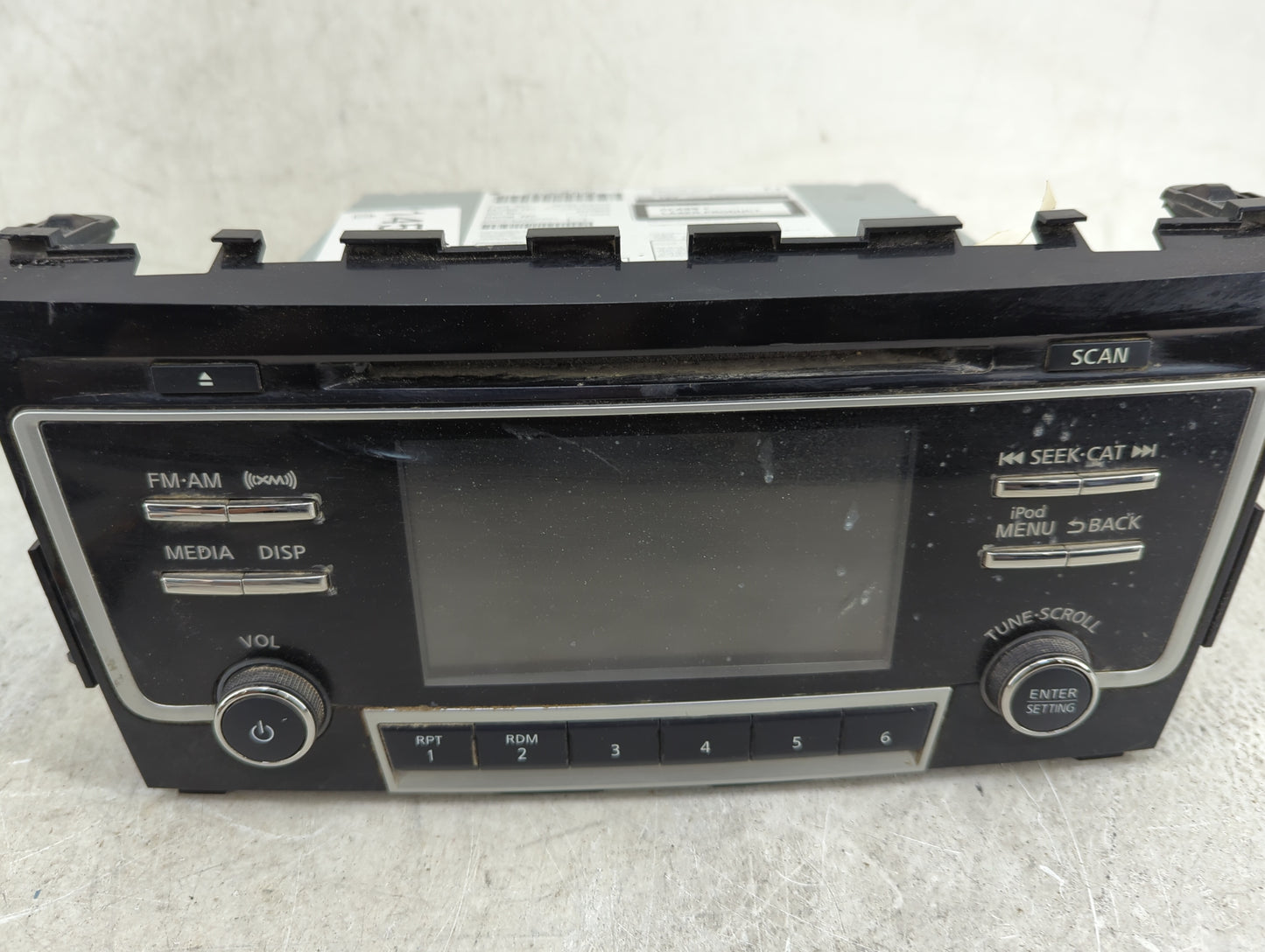2018 Nissan Altima Radio AM FM Cd Player Receiver Replacement P/N:281859HU1C CV-CN27N2GX Fits OEM Used Auto Parts - Oemuseda