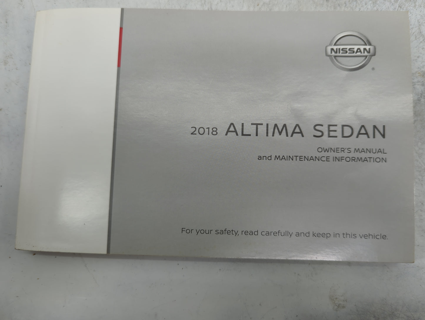 2018 Nissan Altima Owners Manual Book Guide P/N:OM18EA 0L33U1 OEM Used Auto Parts - Oemusedautoparts1.com