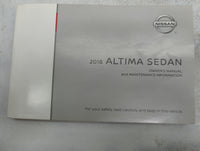 2018 Nissan Altima Owners Manual Book Guide P/N:OM18EA 0L33U1 OEM Used Auto Parts - Oemusedautoparts1.com