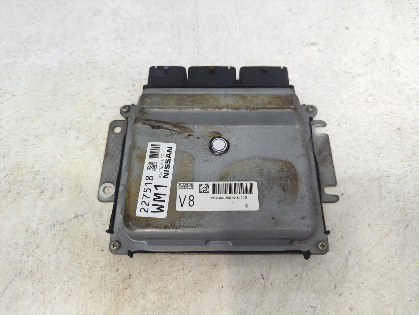 2018 Nissan Altima PCM Engine Control Computer ECU ECM PCU OEM P/N:NEC029-053 BEM40K-300 A2 Fits OEM Used Auto Parts - Oemus