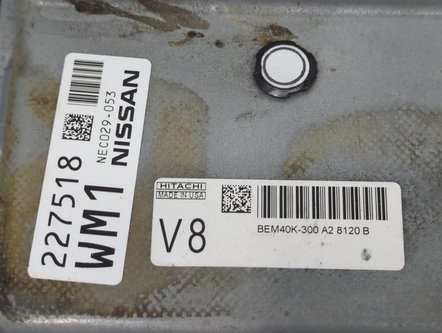 2018 Nissan Altima PCM Engine Control Computer ECU ECM PCU OEM P/N:NEC029-053 BEM40K-300 A2 Fits OEM Used Auto Parts - Oemus