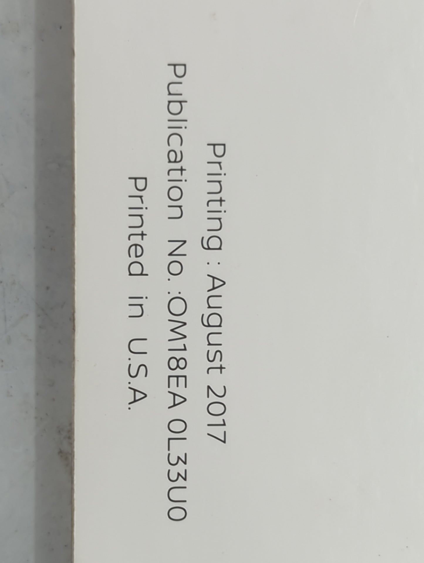 2018 Nissan Altima Owners Manual Book Guide P/N:OM18EA 0L33U0 OEM Used Auto Parts - Oemusedautoparts1.com