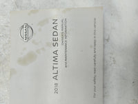 2018 Nissan Altima Owners Manual Book Guide P/N:OM18EA 0L33U0 OEM Used Auto Parts - Oemusedautoparts1.com