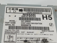 2018 Nissan Altima Radio AM FM Cd Player Receiver Replacement P/N:259159HU0A QY-8900 Fits OEM Used Auto Parts - Oemusedautop