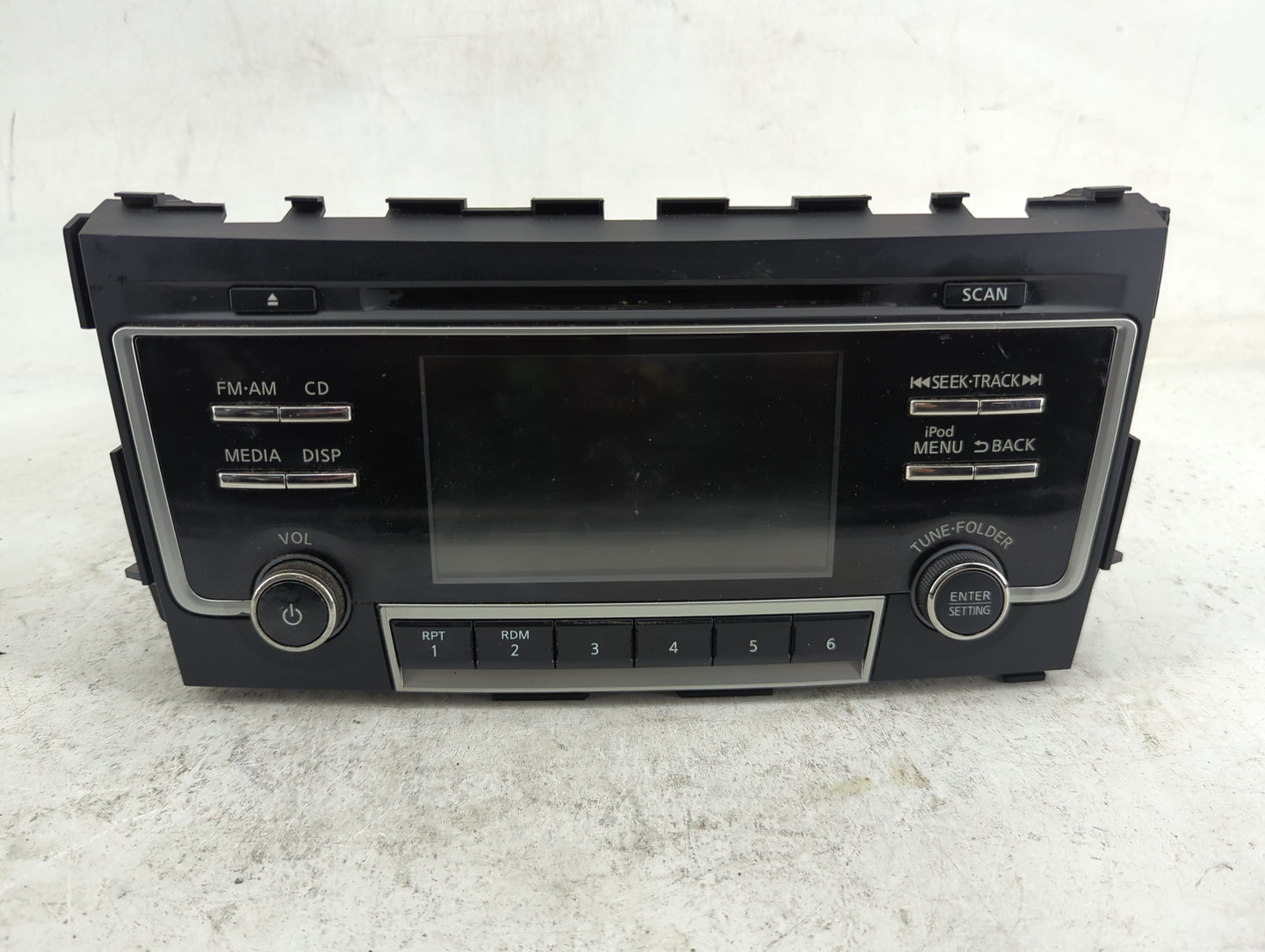 2017-2018 Nissan Altima Radio AM FM Cd Player Receiver Replacement P/N:28185 9HT1A CV-CN26N0GX Fits Fits 2017 2018 OEM Used 
