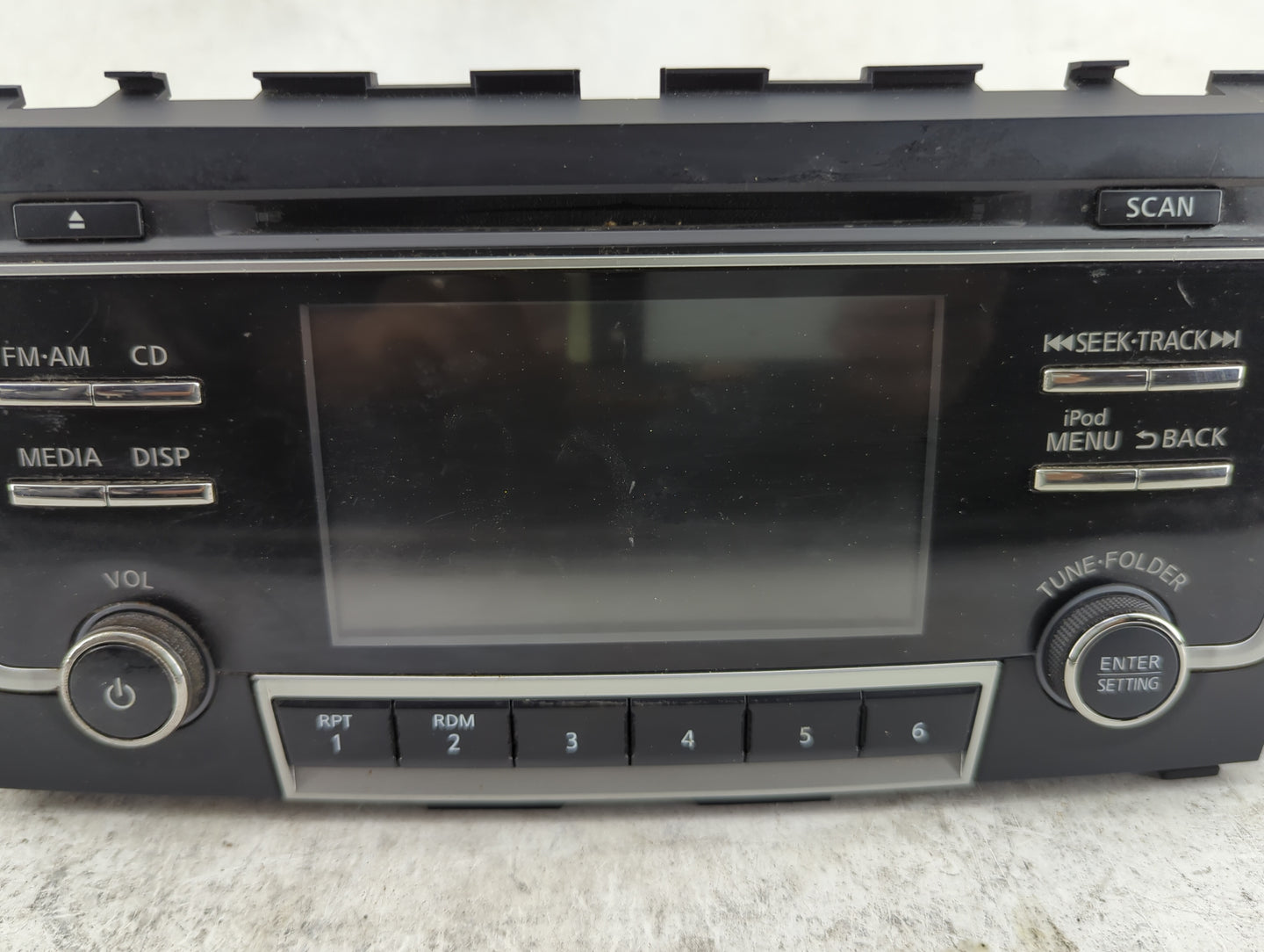2017-2018 Nissan Altima Radio AM FM Cd Player Receiver Replacement P/N:28185 9HT1A CV-CN26N0GX Fits Fits 2017 2018 OEM Used 