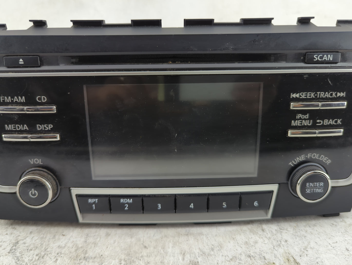 2017-2018 Nissan Altima Radio AM FM Cd Player Receiver Replacement P/N:28185 9HT1A CV-CN26N0GX Fits Fits 2017 2018 OEM Used 