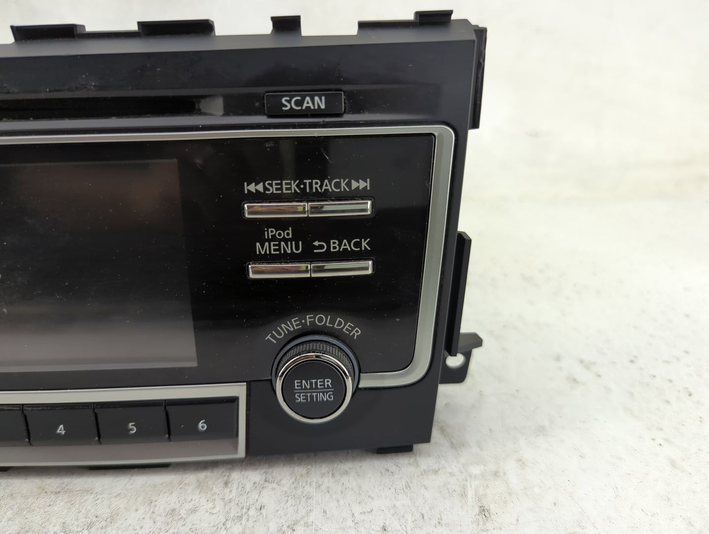 2017-2018 Nissan Altima Radio AM FM Cd Player Receiver Replacement P/N:28185 9HT1A CV-CN26N0GX Fits Fits 2017 2018 OEM Used 