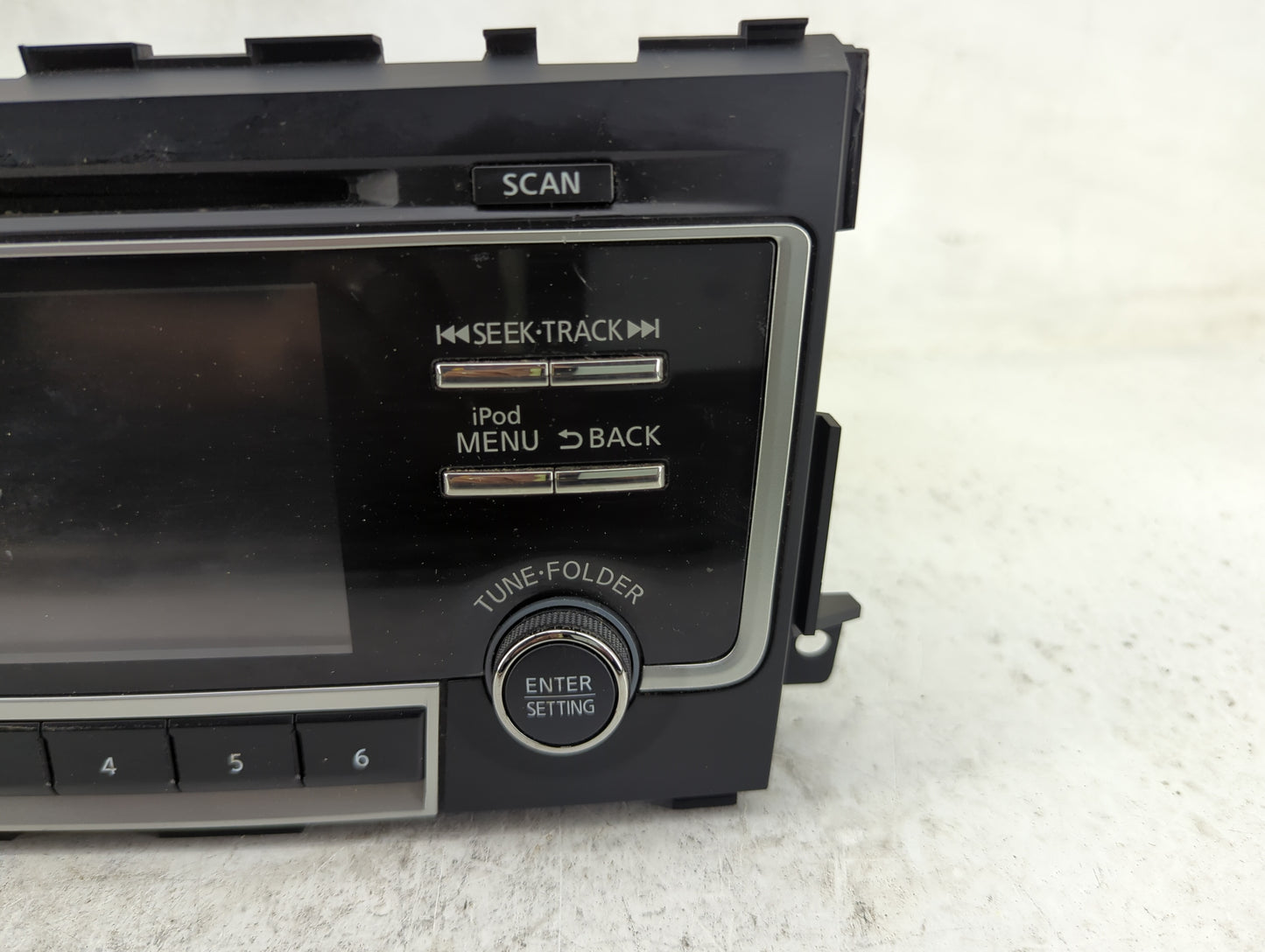 2017-2018 Nissan Altima Radio AM FM Cd Player Receiver Replacement P/N:28185 9HT1A CV-CN26N0GX Fits Fits 2017 2018 OEM Used 