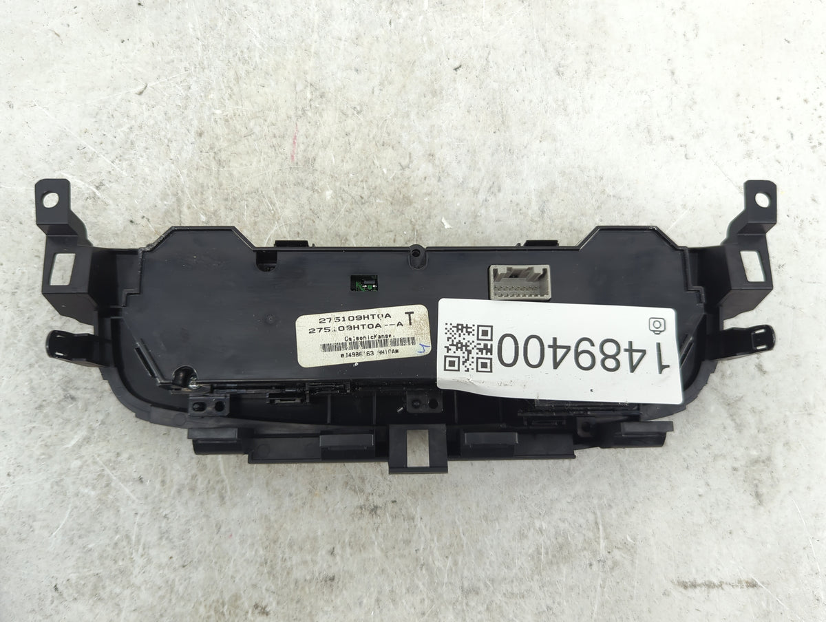 2016-2018 Nissan Altima Climate Control Module Temperature AC/Heater Replacement P/N:275109HT0A 275109HT0A--A Fits OEM Used 