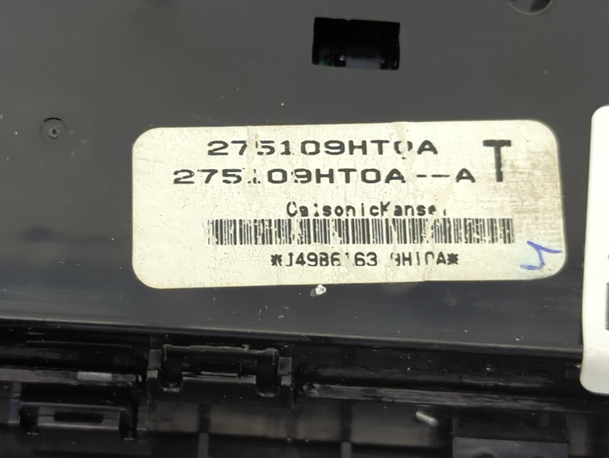 2016-2018 Nissan Altima Climate Control Module Temperature AC/Heater Replacement P/N:275109HT0A 275109HT0A--A Fits OEM Used 