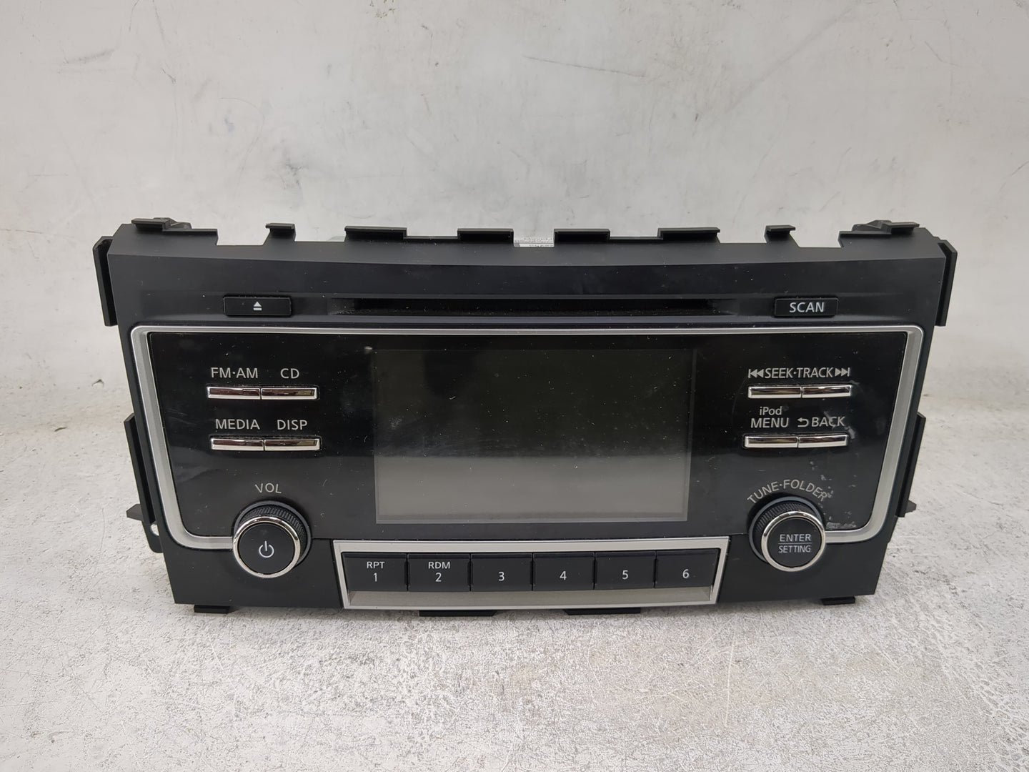 2017-2018 Nissan Altima Radio AM FM Cd Player Receiver Replacement P/N:281859HT1A CV-CN26N0GX Fits Fits 2017 2018 OEM Used A