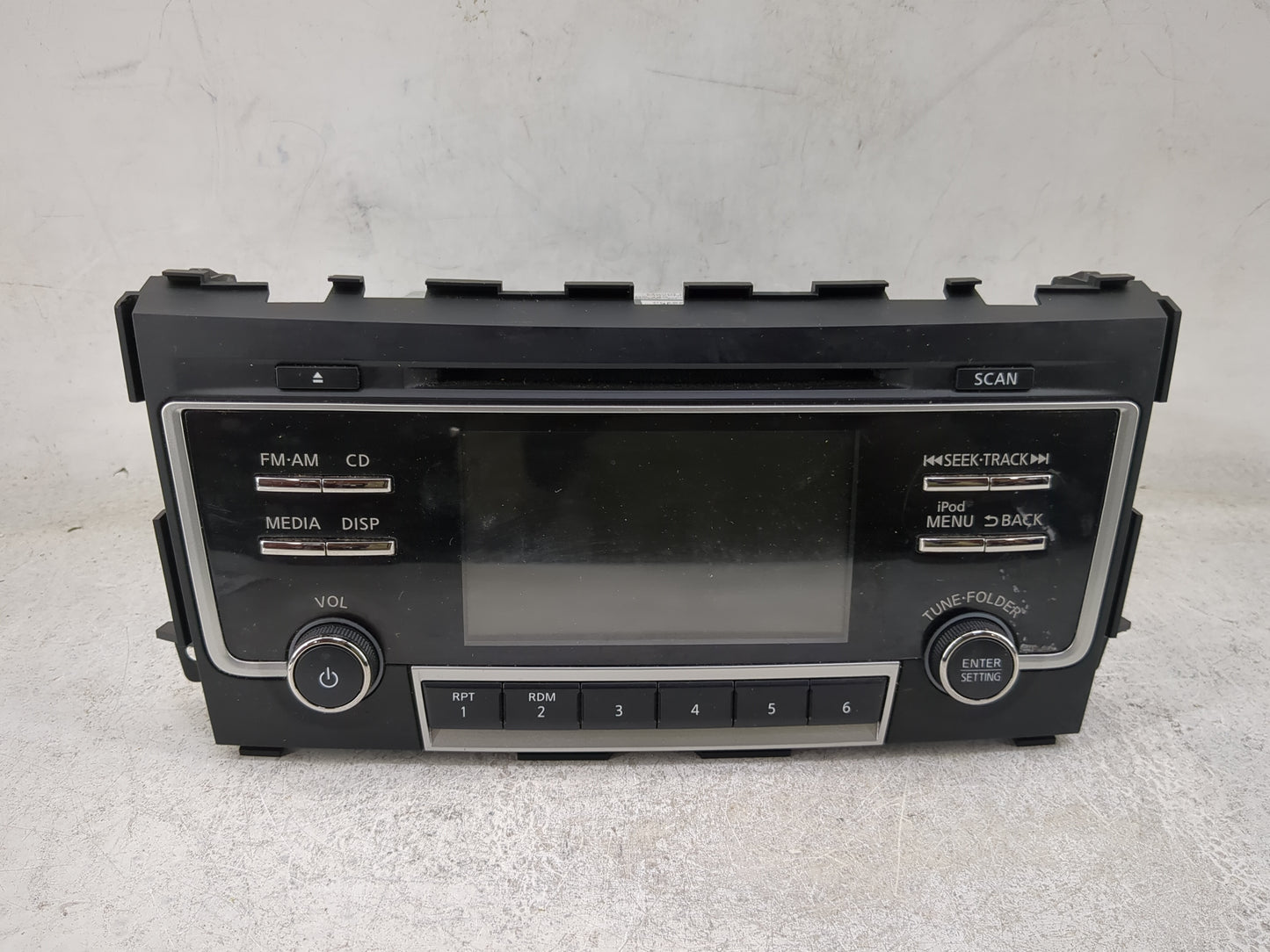 2017-2018 Nissan Altima Radio AM FM Cd Player Receiver Replacement P/N:281859HT1A CV-CN26N0GX Fits Fits 2017 2018 OEM Used A