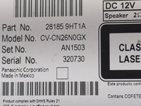 2017-2018 Nissan Altima Radio AM FM Cd Player Receiver Replacement P/N:28185 9HT1A CV-CN26N0GX, AN1503 Fits Fits 2017 2018 O