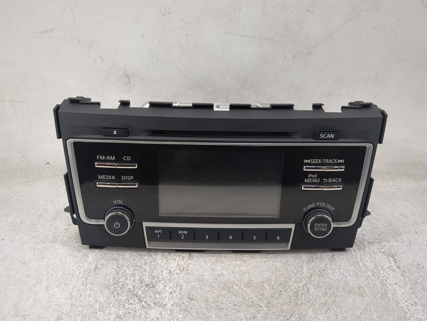 2017-2018 Nissan Altima Radio AM FM Cd Player Receiver Replacement P/N:28185 9HT1A CV-CN26N0GX Fits Fits 2017 2018 OEM Used 