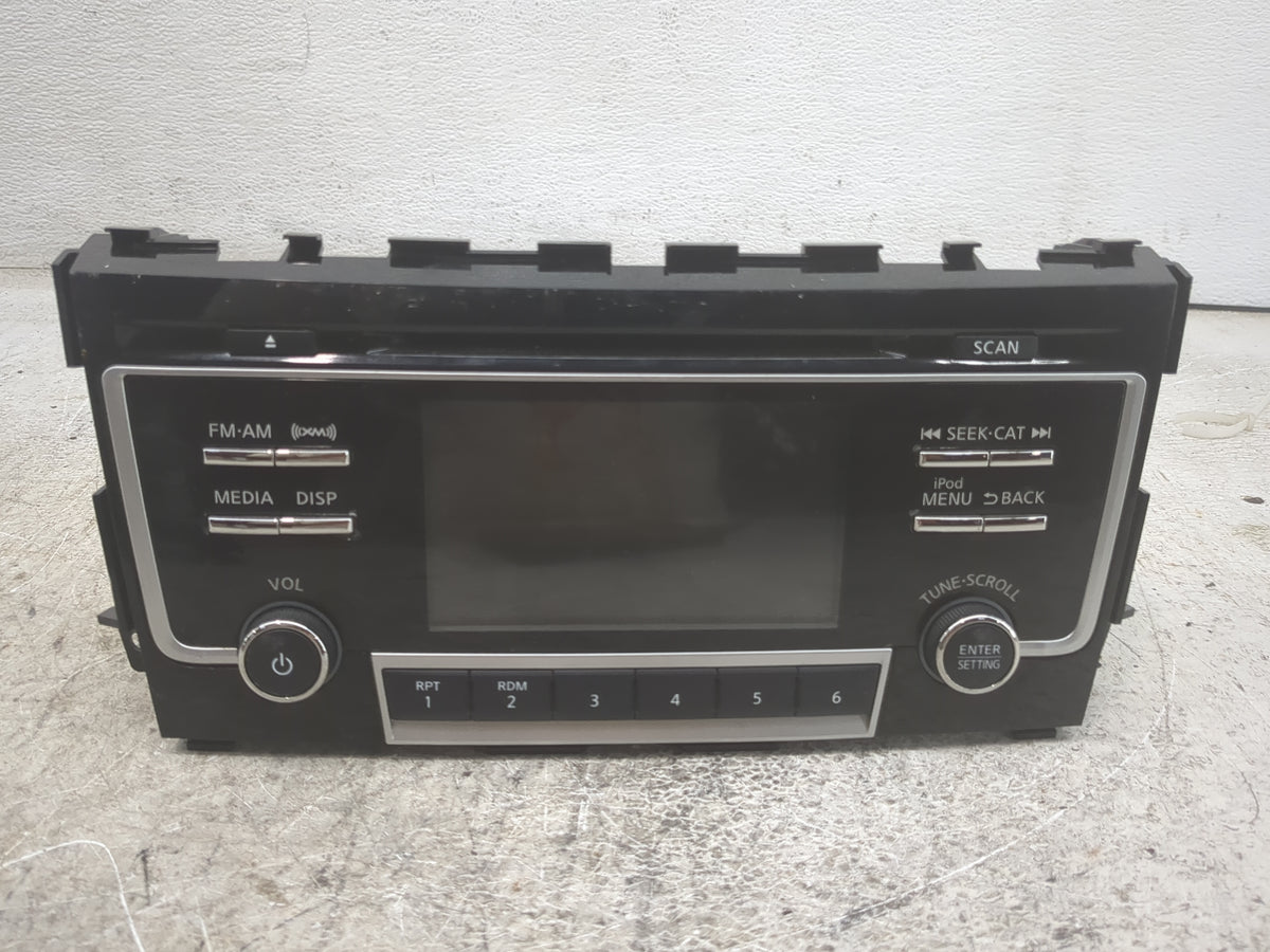 2018 Nissan Altima Radio AM FM Cd Player Receiver Replacement P/N:281859HU1C LRPQP34R, 4GJA00962780 Fits OEM Used Auto Parts