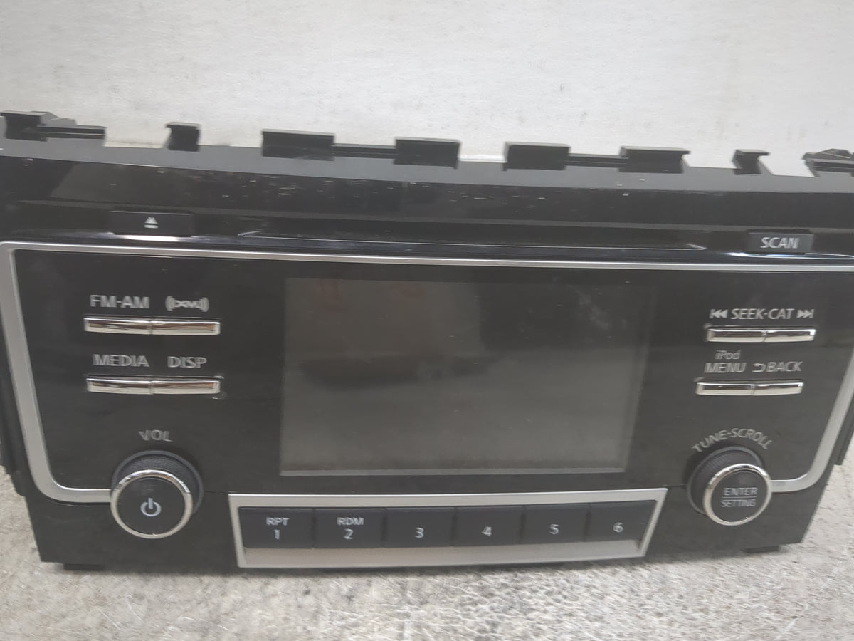 2018 Nissan Altima Radio AM FM Cd Player Receiver Replacement P/N:281859HU1C LRPQP34R, 4GJA00962780 Fits OEM Used Auto Parts