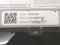 2018 Nissan Altima Radio AM FM Cd Player Receiver Replacement P/N:281859HU1C LRPQP34R, 4GJA00962780 Fits OEM Used Auto Parts