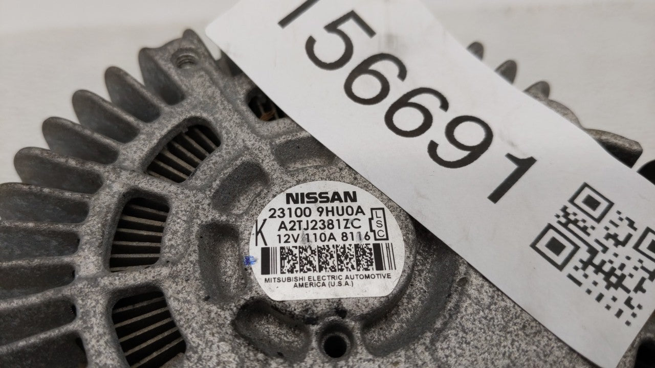 2018 Nissan Altima Alternator Replacement Generator Charging Assembly Engine OEM P/N:23100 9HU0A Fits OEM Used Auto Parts - 