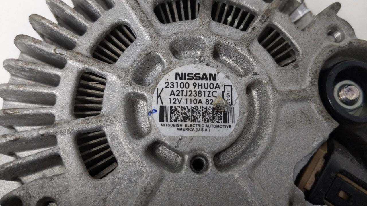 2018 Nissan Altima Alternator Replacement Generator Charging Assembly Engine OEM P/N:23100 9HU0A Fits OEM Used Auto Parts - 