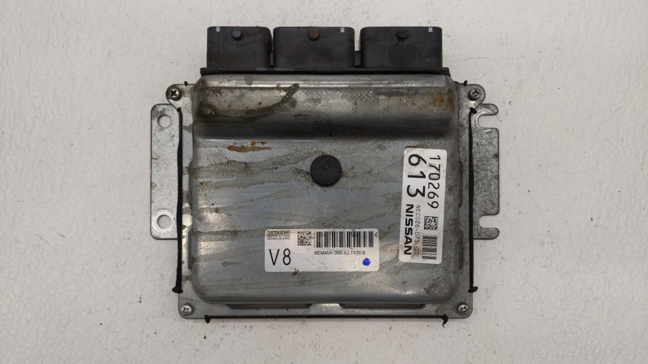 2018 Nissan Altima PCM Engine Control Computer ECU ECM PCU OEM P/N:140536 NEC029-053, BEM40K-300 A2 Fits OEM Used Auto Parts