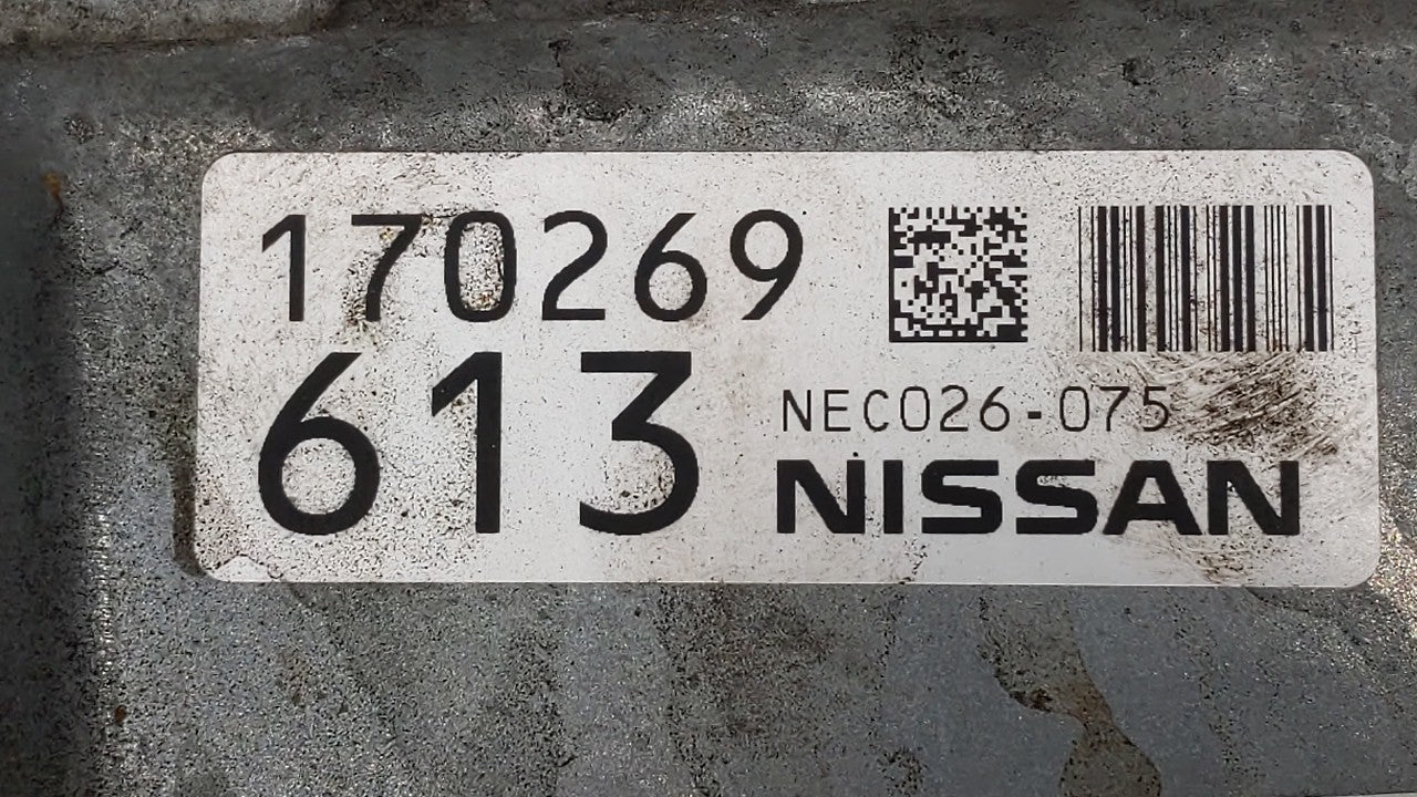 2018 Nissan Altima PCM Engine Control Computer ECU ECM PCU OEM P/N:140536 NEC029-053, BEM40K-300 A2 Fits OEM Used Auto Parts