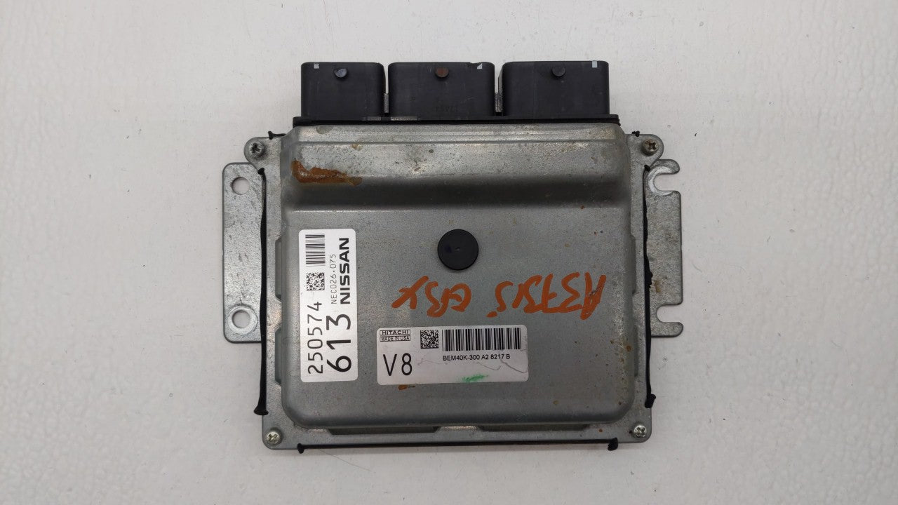 2018 Nissan Altima PCM Engine Control Computer ECU ECM PCU OEM P/N:BEM40K-300 A2 Fits OEM Used Auto Parts - Oemusedautoparts