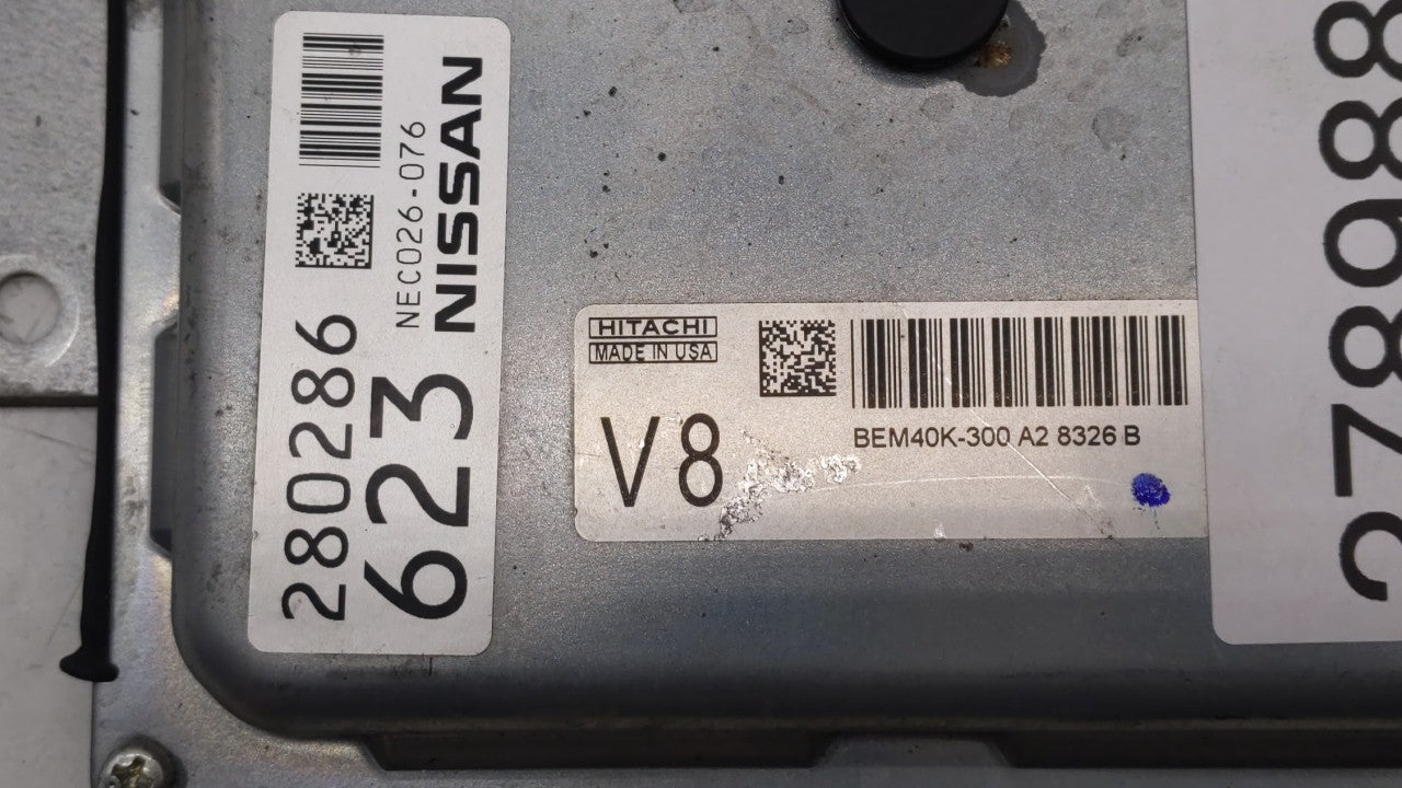 2018 Nissan Altima PCM Engine Control Computer ECU ECM PCU OEM P/N:BEM40K-300 A2 Fits OEM Used Auto Parts - Oemusedautoparts