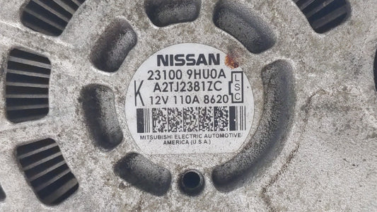 2018 Nissan Altima Alternator Replacement Generator Charging Assembly Engine OEM P/N:23100 9HU0A Fits OEM Used Auto Parts