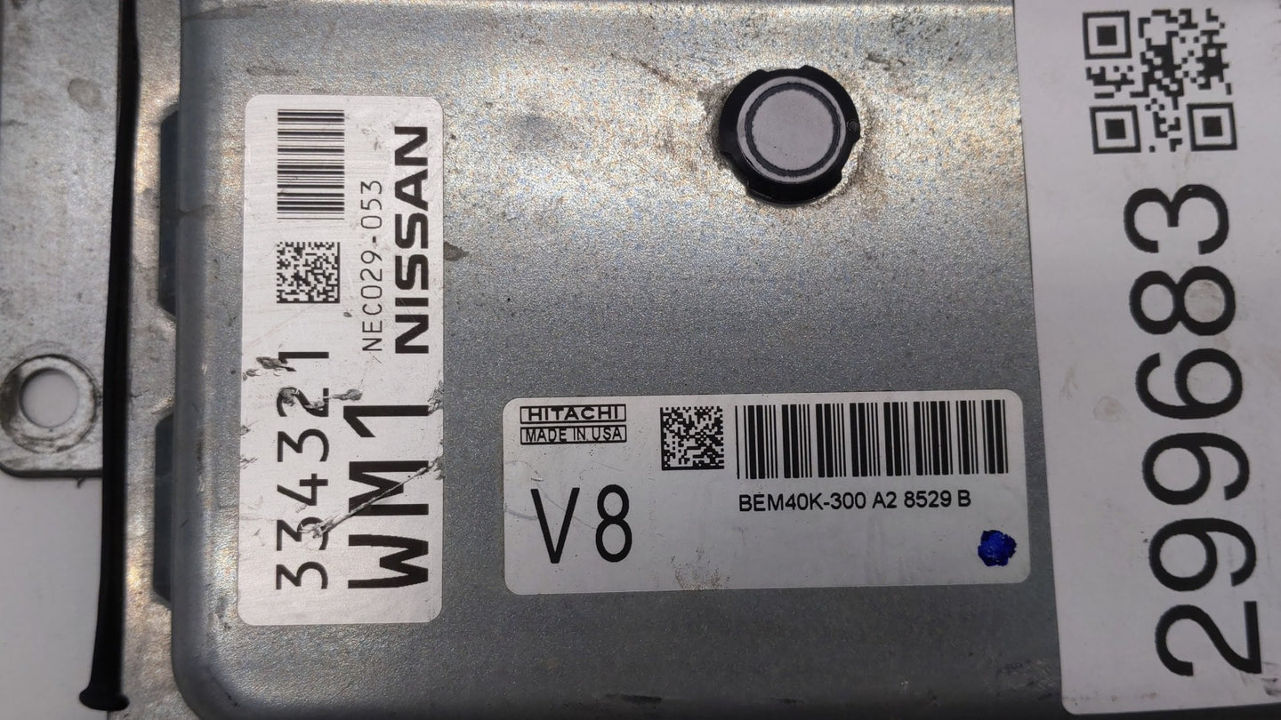 2018 Nissan Altima PCM Engine Control Computer ECU ECM PCU OEM P/N:BEM40K-300 A2 Fits OEM Used Auto Parts - Oemusedautoparts