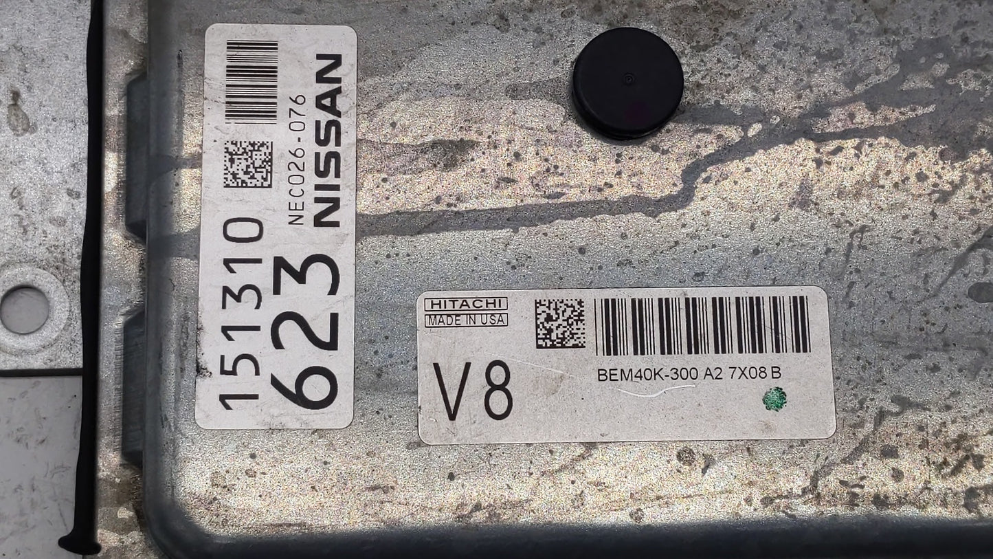 2018 Nissan Altima PCM Engine Control Computer ECU ECM PCU OEM P/N:BEM40K-300 A2 Fits OEM Used Auto Parts - Oemusedautoparts