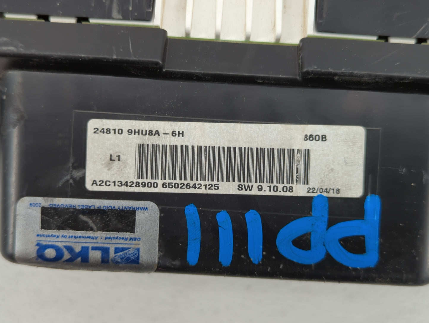 2018 Nissan Altima Instrument Cluster Speedometer Gauges P/N:24810 9HU8A 24810 9HU8A 6H Fits OEM Used Auto Parts - Oemusedau